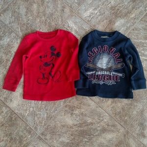 Children's Place & Disney Jumping Bean Waffle LS